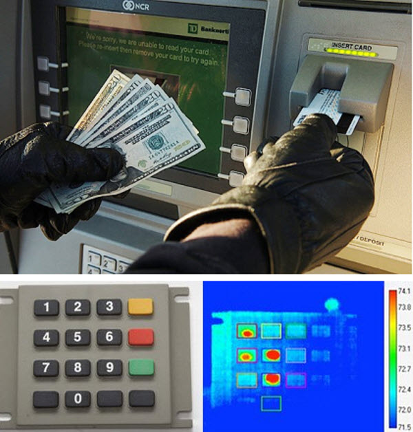 استفاده از فناوری فروسرخ برای دست آوردن پسورد کارت‌های اعتباری از خودپردازها