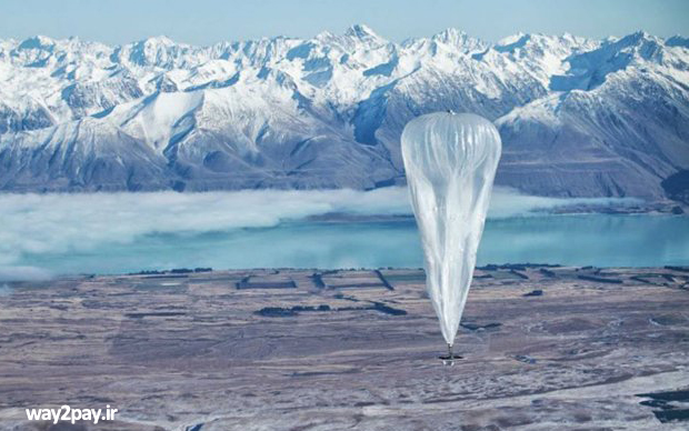 تصویری از آزمایش بالن‌های وای فای گوگل در نیوزیلند