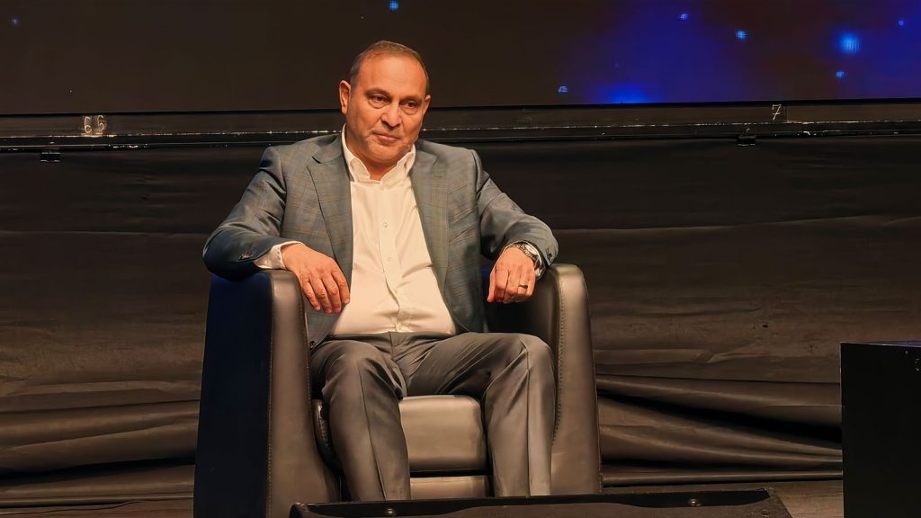 بابک مصری، مدیرعامل چرم مشهد، در پنل «اعتبار در خدمت تحول خردهفروشی»
