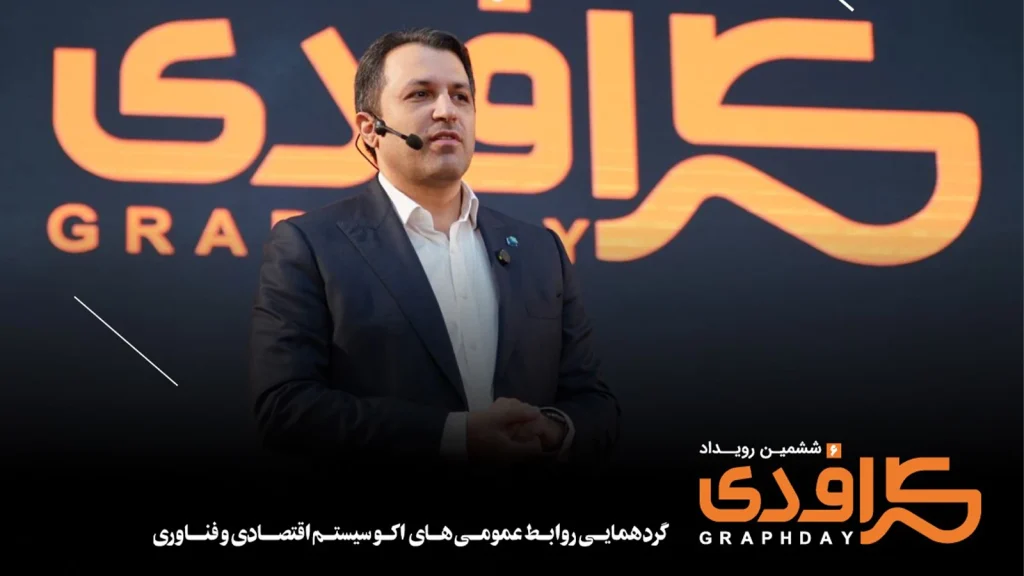 مسعود وکیلینیا، مدیرعامل هلدینگ تفتا در ششمین رویداد گرافدی