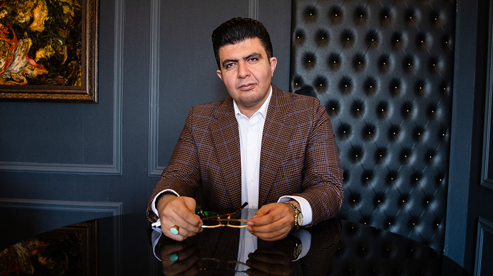 حسین مرادی، بنیان‌گذار سامانه امن معاملات آنلاین، تضمین‌چی