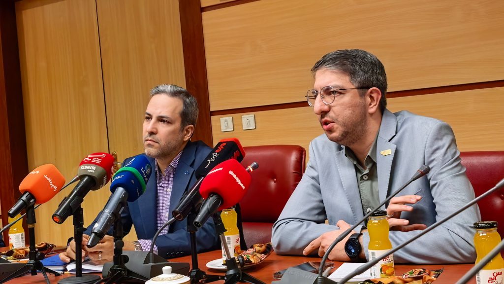محمدصادق محبوبی مدیرعامل شاپرک در نشست خبری کیف پول ایران