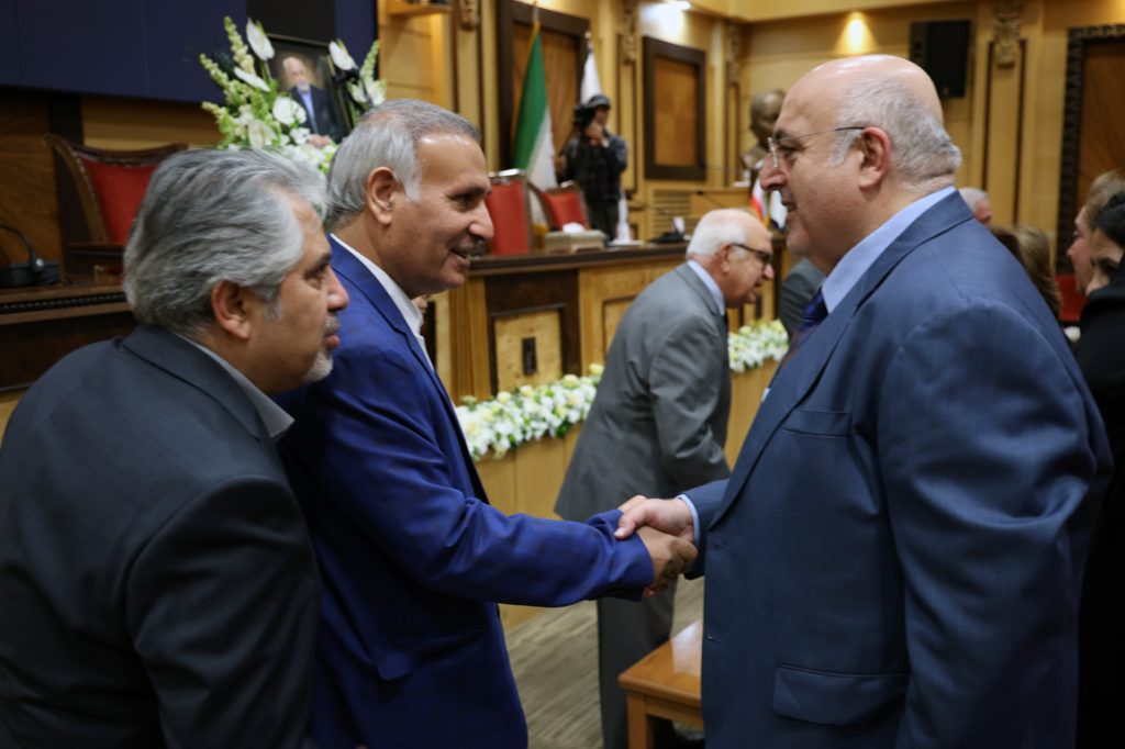 مراسم یادبود محسن خلیلی عراقی در اتاق بازرگانی ایران